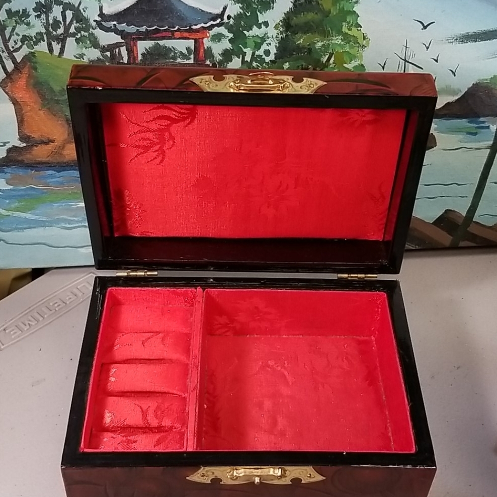 Beautiful wooden  jewelry box